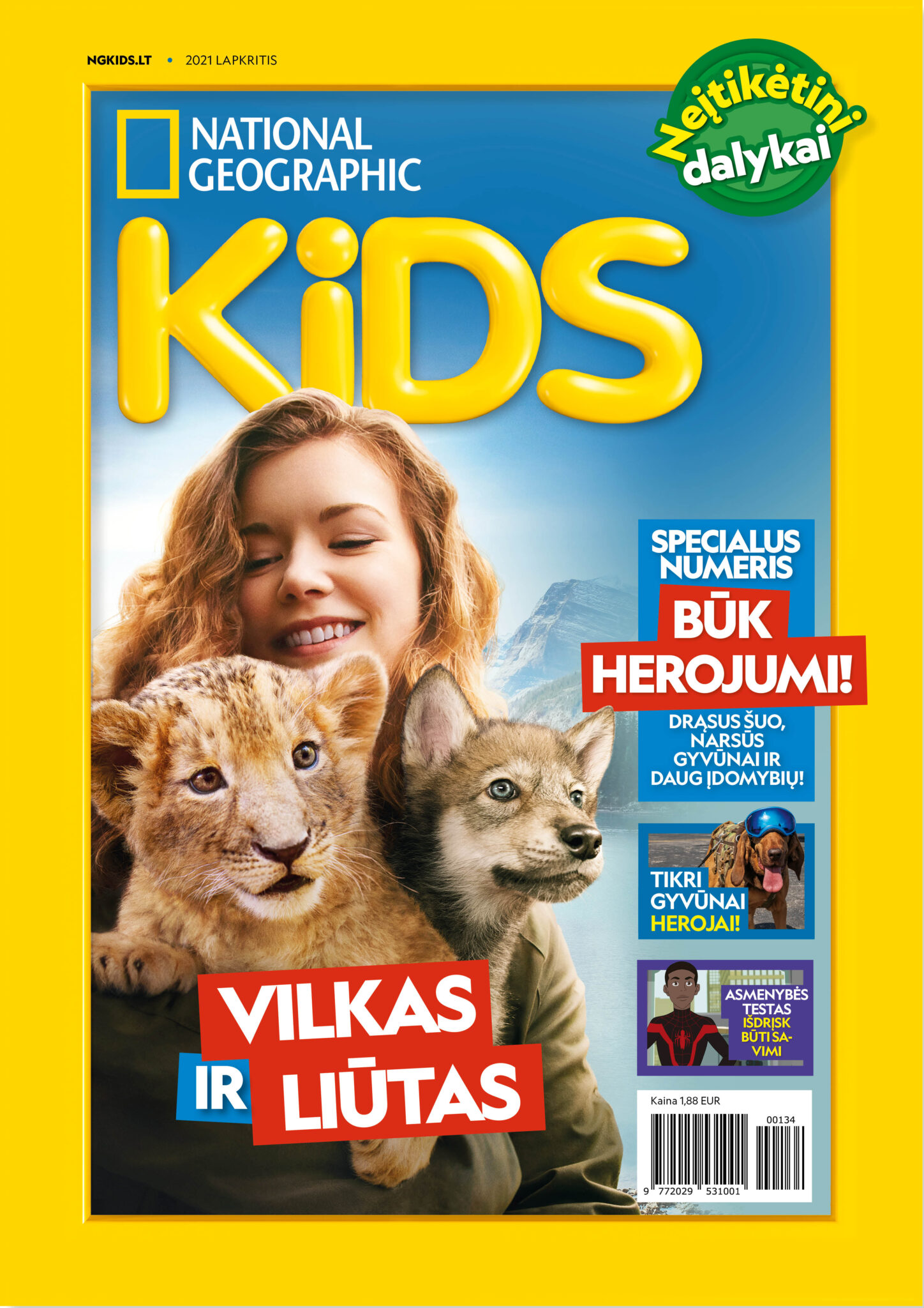 National Geographic Kids 2021 lapkritis National Geographic